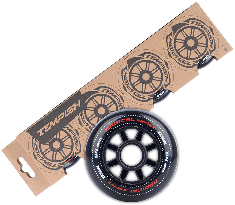 Tempish Radical 84 × 24 84/85A, black 4 ks