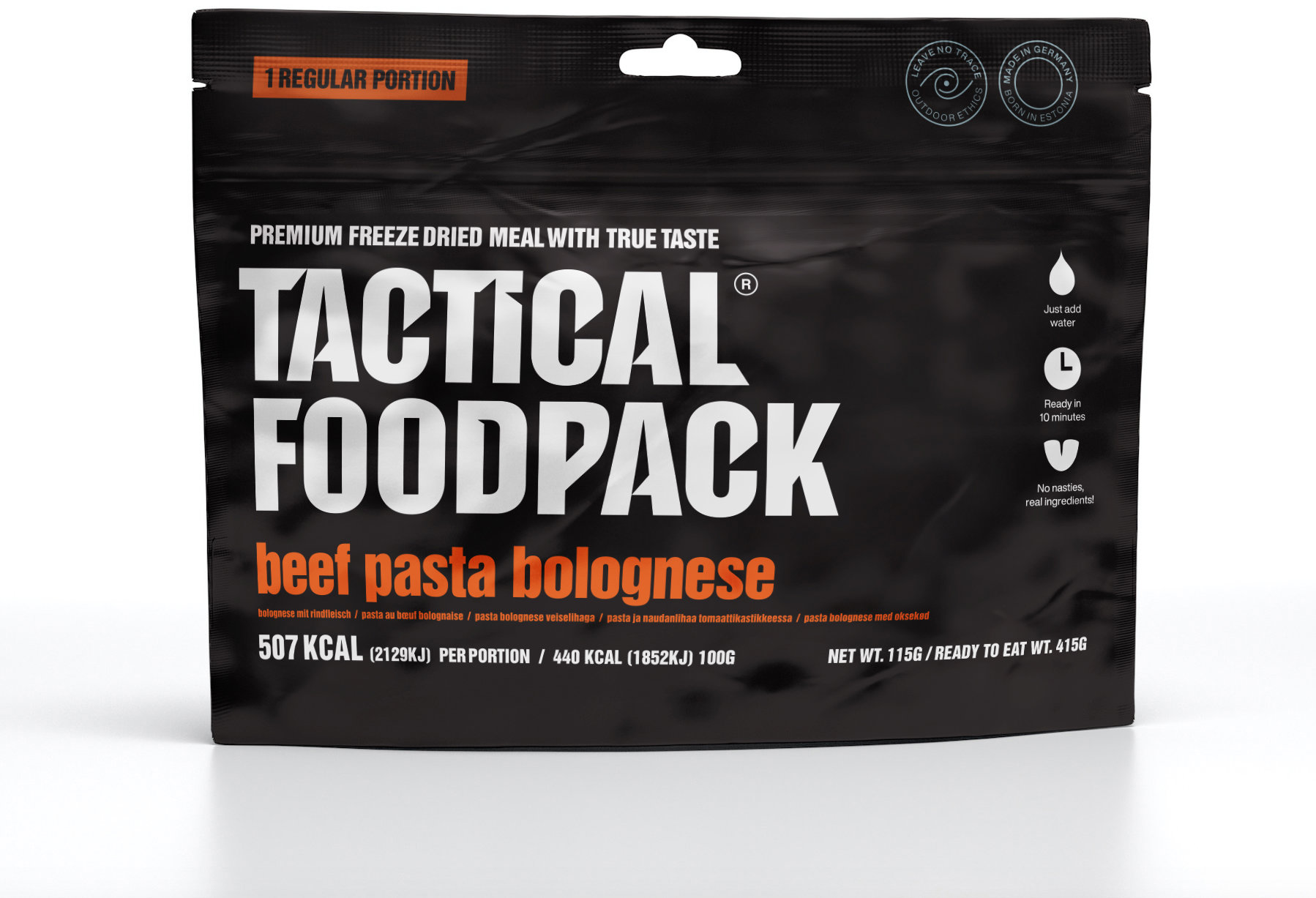 Tactical Foodpack Boloňské špagety s hovězím masem 115 g