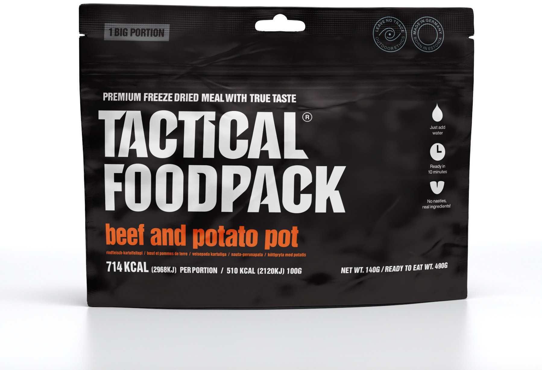 Tactical Foodpack Hovězí guláš s bramborami a zeleninou 140 g