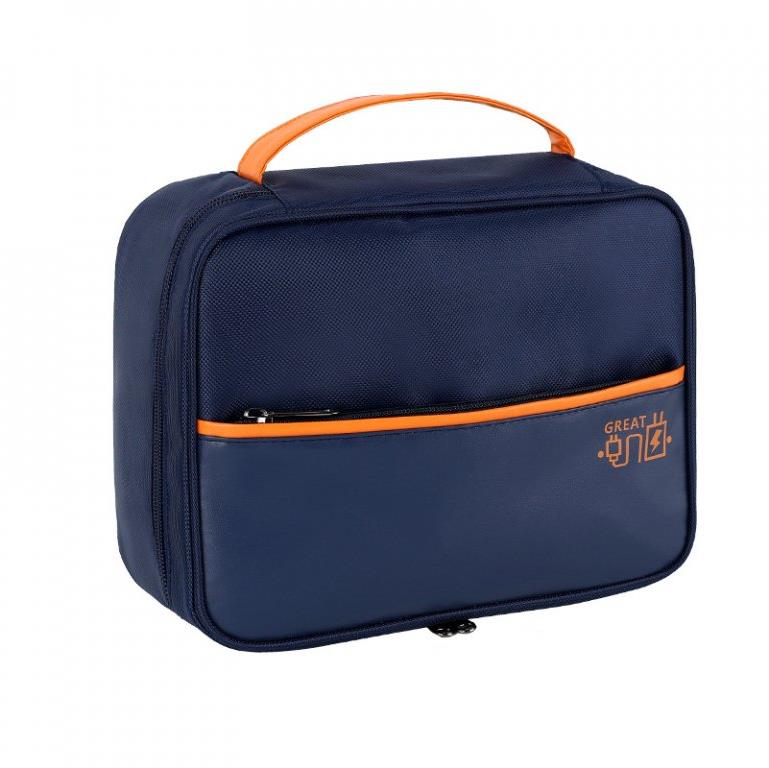 Take it shop Organizér kabelů a elektroniky velikost M, modrý