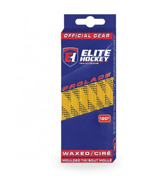 Elite Hockey Voskované tkaničky pro brusle 84" (182 cm), žluté