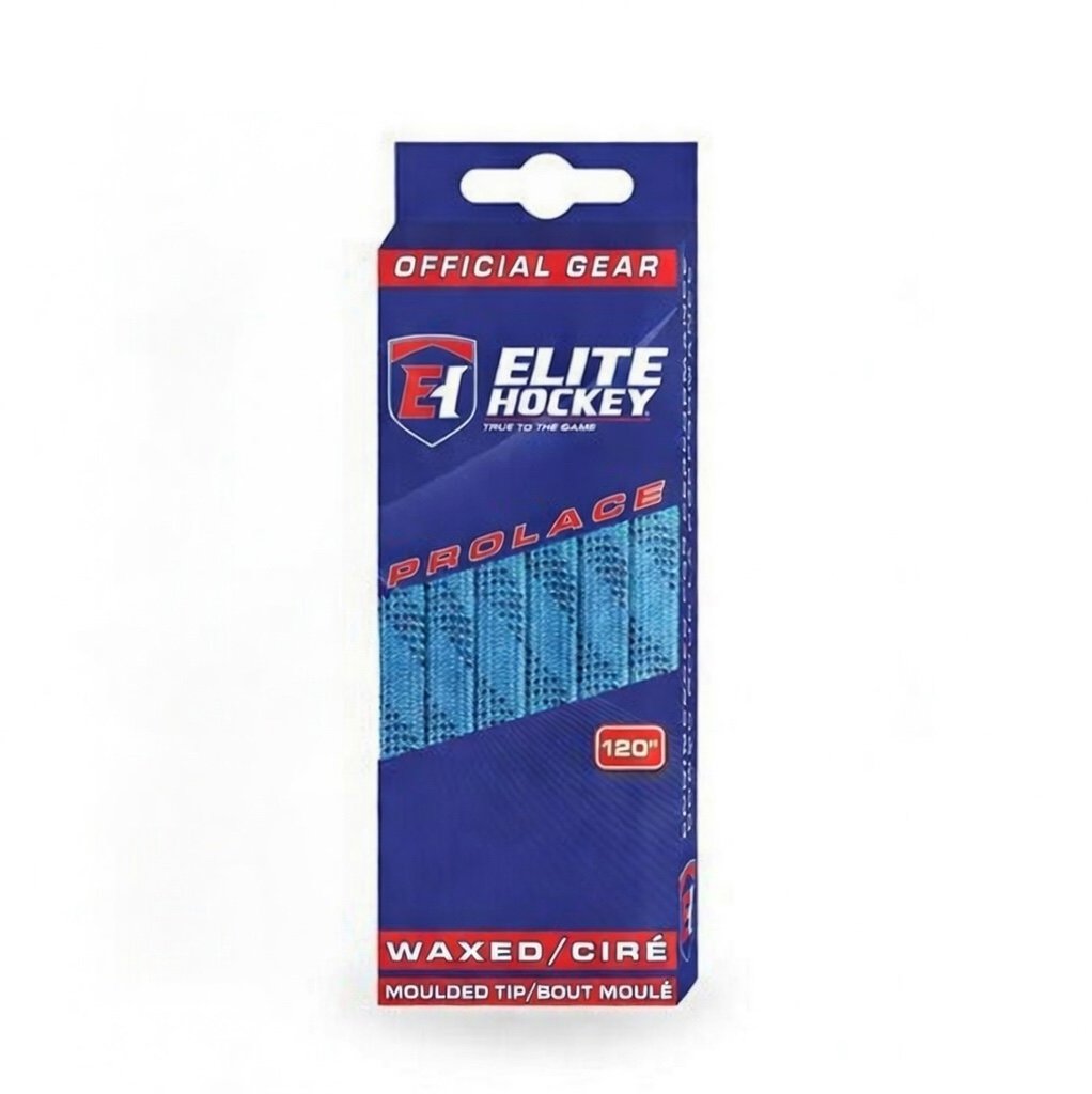 Elite Hockey Voskované tkaničky pro brusle 84" (182 cm), modré