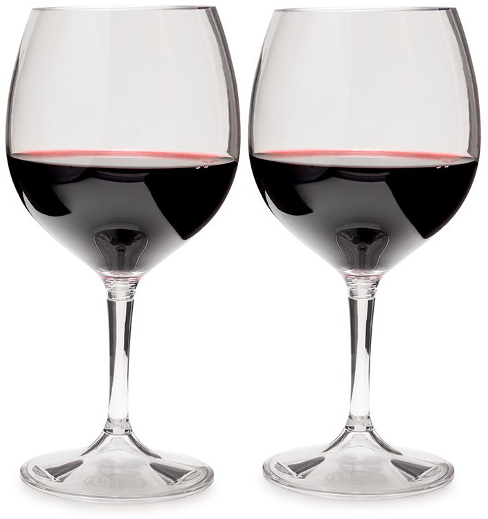 GSI Outdoors Nesting Red Wine Glass Set