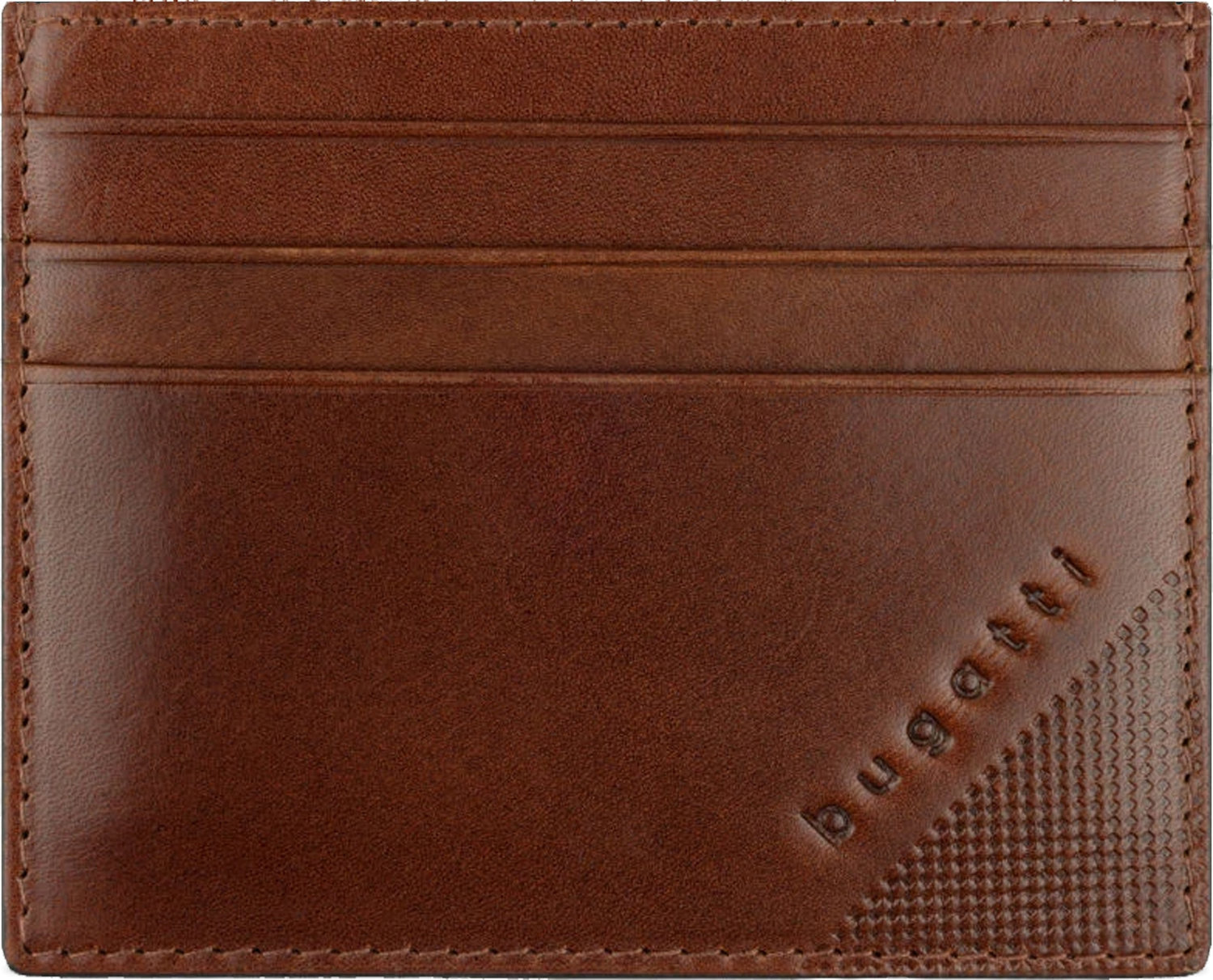 Bugatti Nobile card case cognac