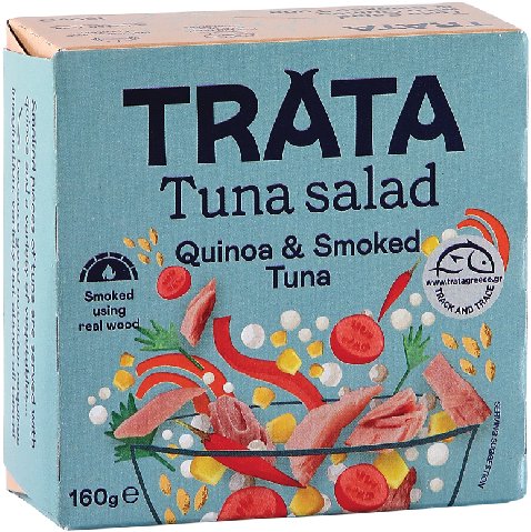 TRATA Salát s uzeným tuňákem a quinoou 160 g