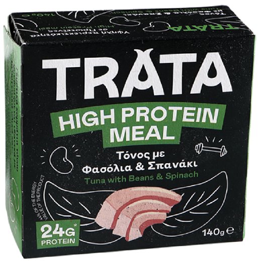 TRATA High Protein Meal Tuňák s fazolemi a špenátem 140 g