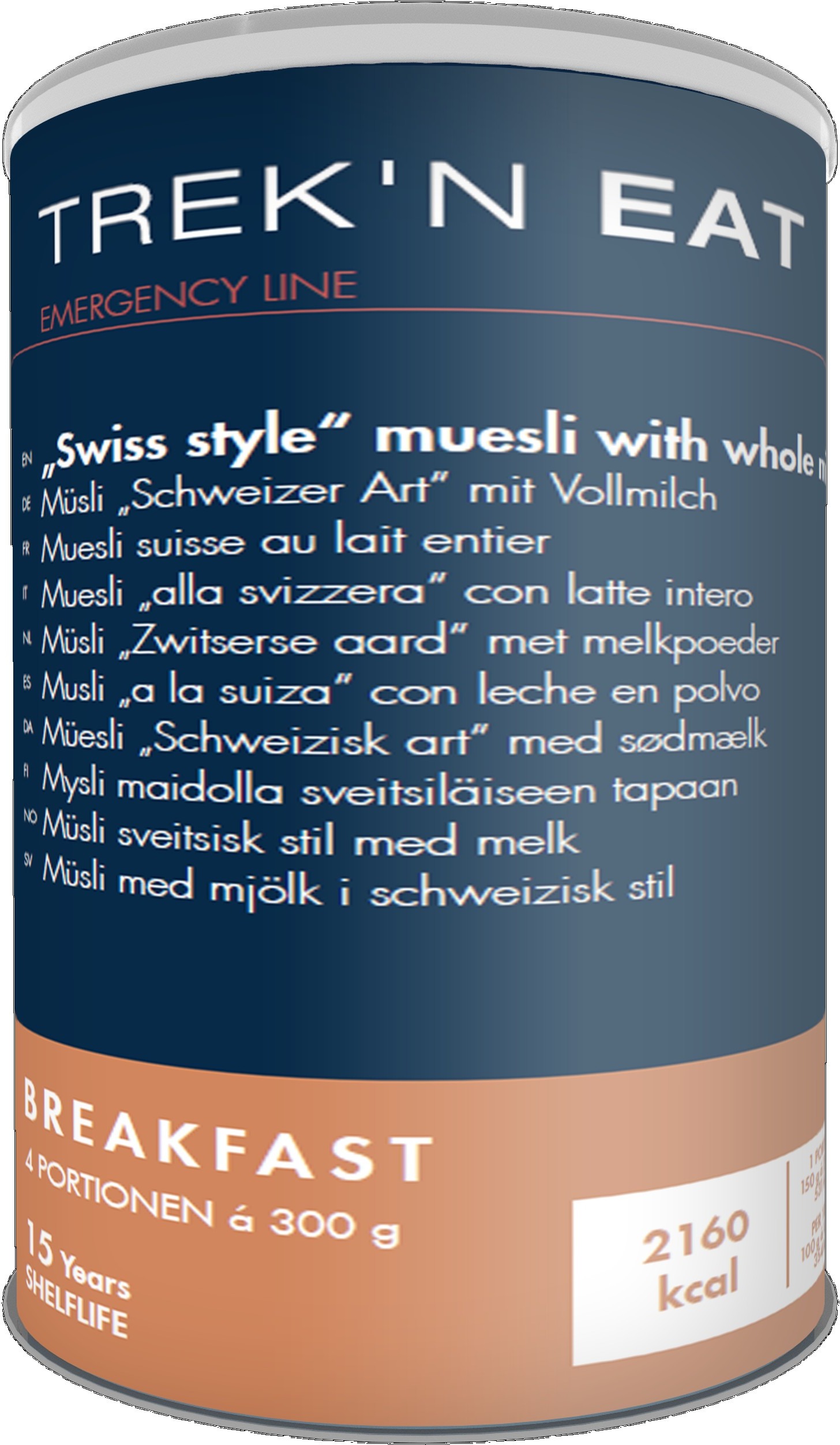 Trek'n eat Emergency Food Švýcarské müsli s mlékem 600 g