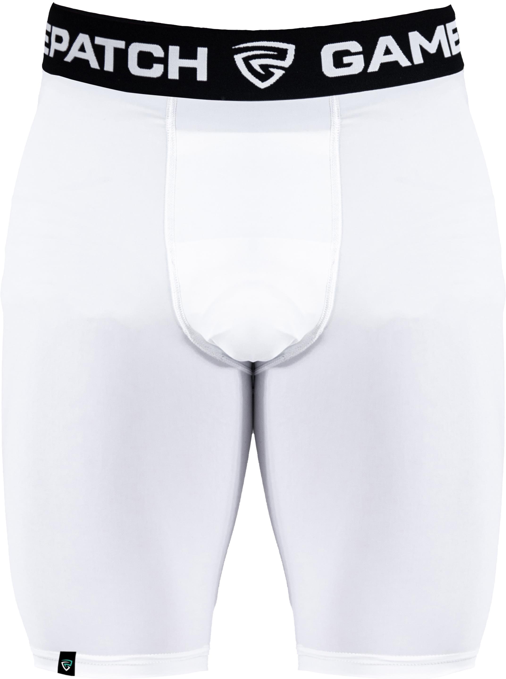 Gamepatch Compression Shorts white, XL