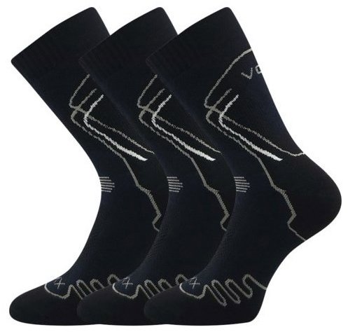 VoXX 3PACK ponožky trekingové modré (Limit) M