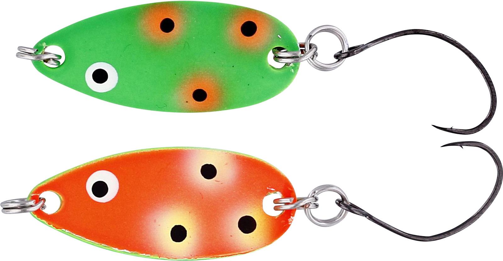 Westin Třpytka Fidusen Slim 3,3 cm 3 g Green / Orange Clown