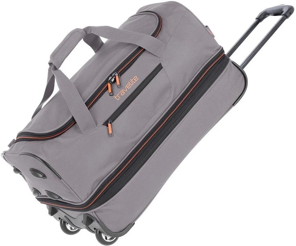 Travelite Basics Wheeled duffle S Grey/orange
