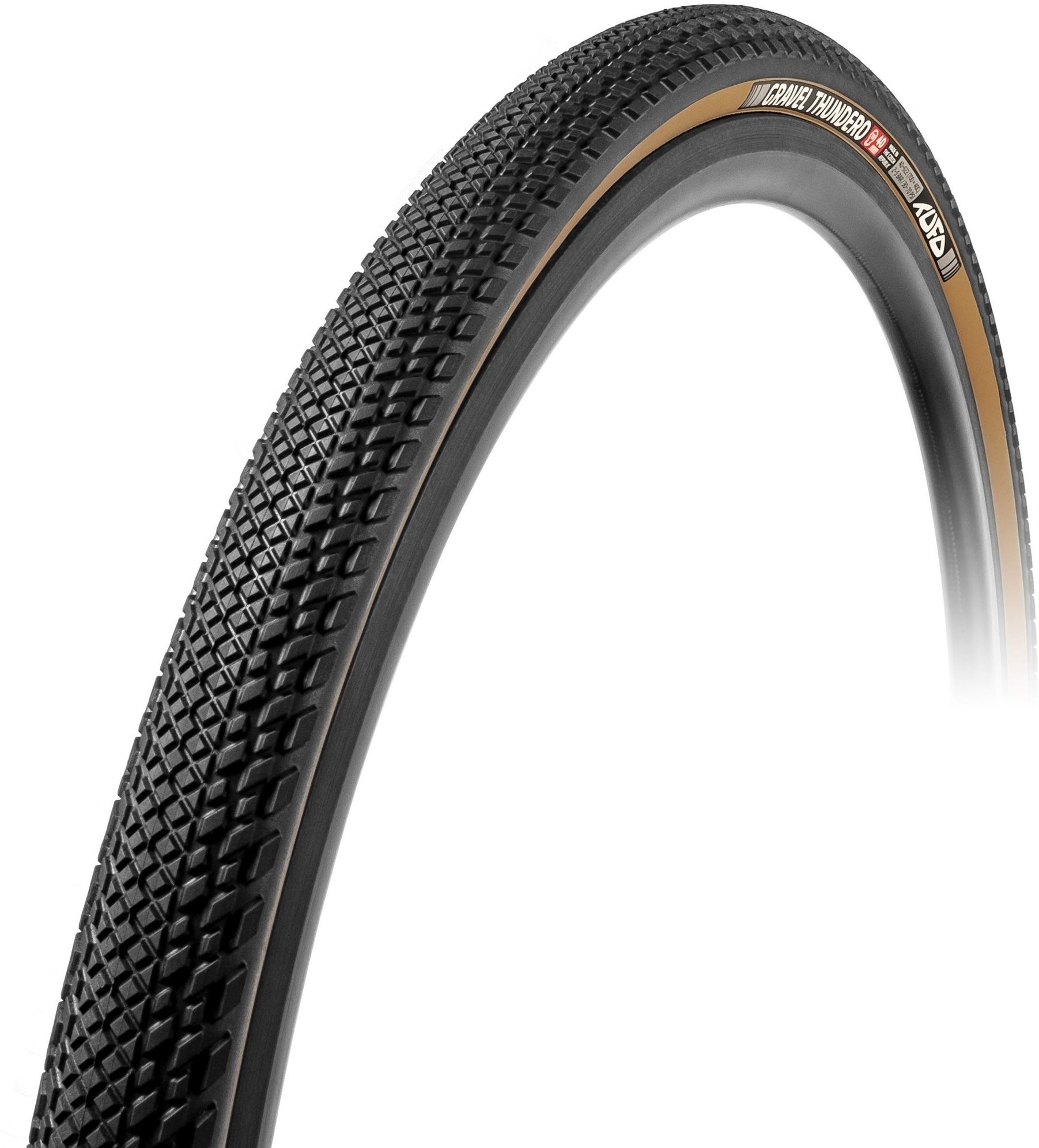 Tufo Gravel Thundero 700 × 40C, plášť bezdušový černý/béžový