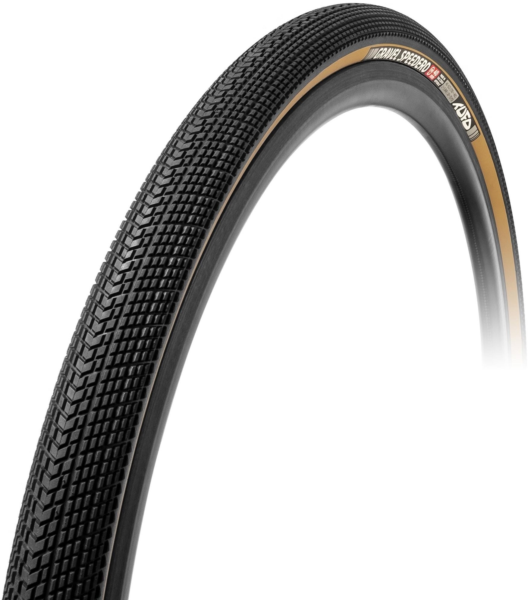 Tufo Gravel Speedero 700 × 40C, plášť bezdušový černý/béžový