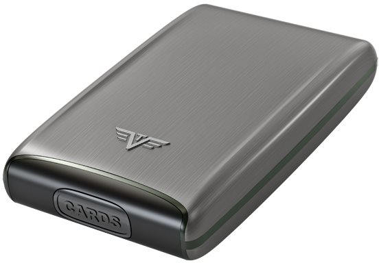 Tru Virtu Credit Card Case Razor Fan - Taupe Rock
