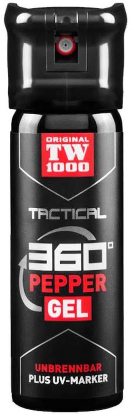 Pepřový sprej tw1000 pepřový gel tactical classic single-pack s pružinovým bezpečnostním uzávěrem 45 ml