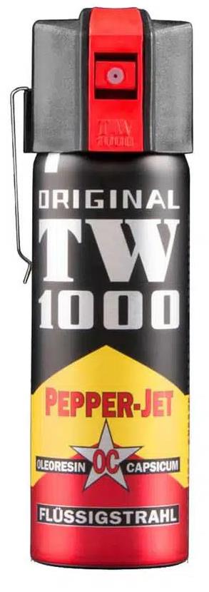 Pepřový sprej tw1000 jet classic s uzávěrem a klipem 63 ml