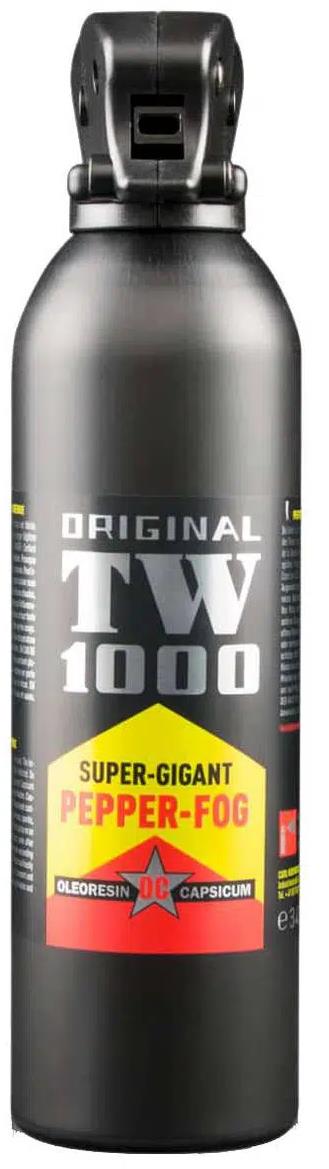 Pepřový sprej tw1000 fog super-gigant s automatickým pružinovým uzávěrem 400 ml