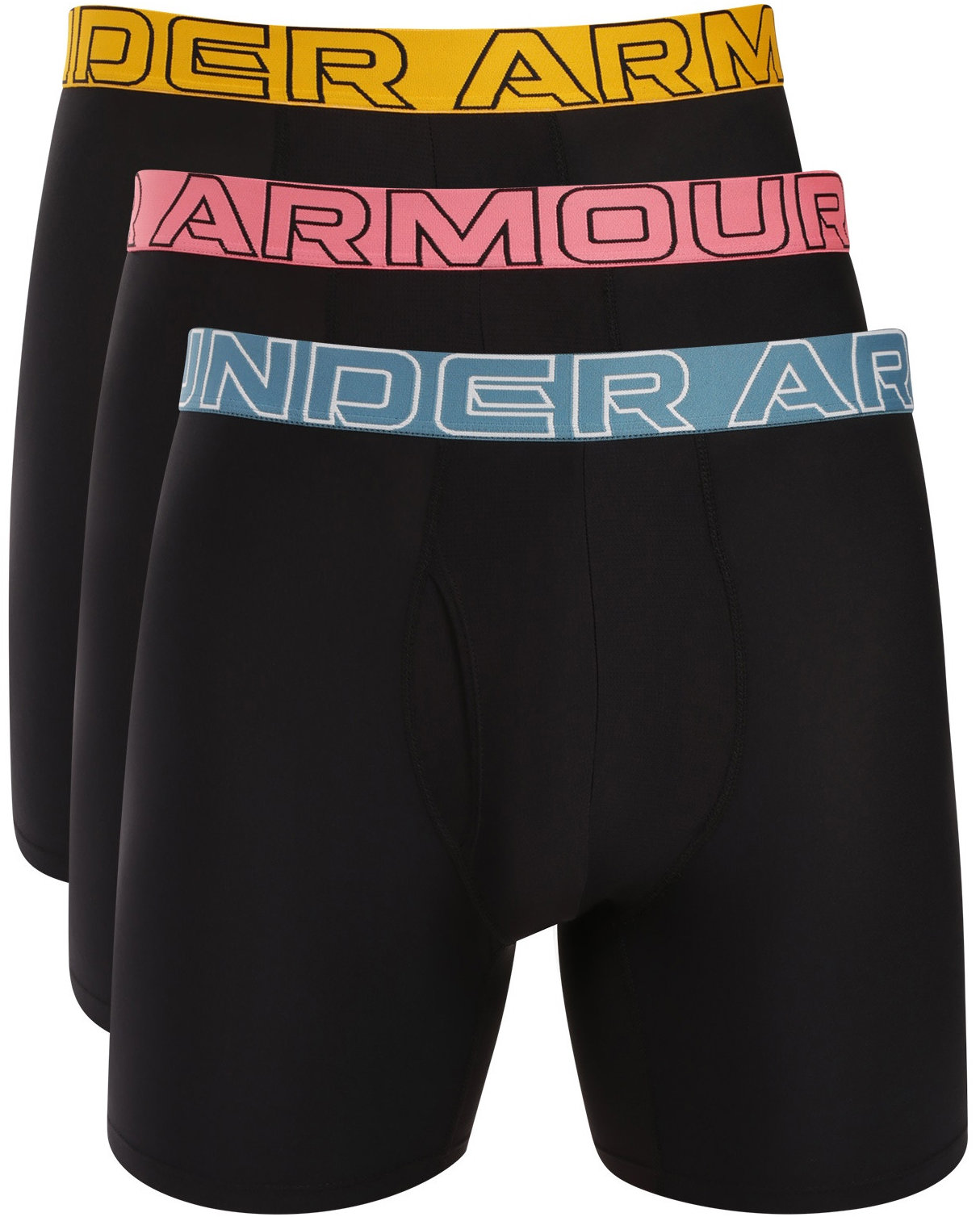 Under Armour 3PACK pánské boxerky černé (1383878 006) 3XL