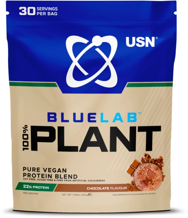 USN 100% Plant Protein, 900g, čokoláda