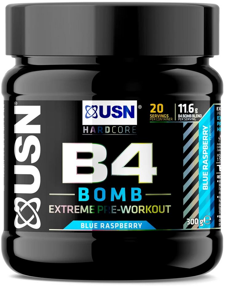 USN B4-Bomb EXTREME, 300g, modrá malina