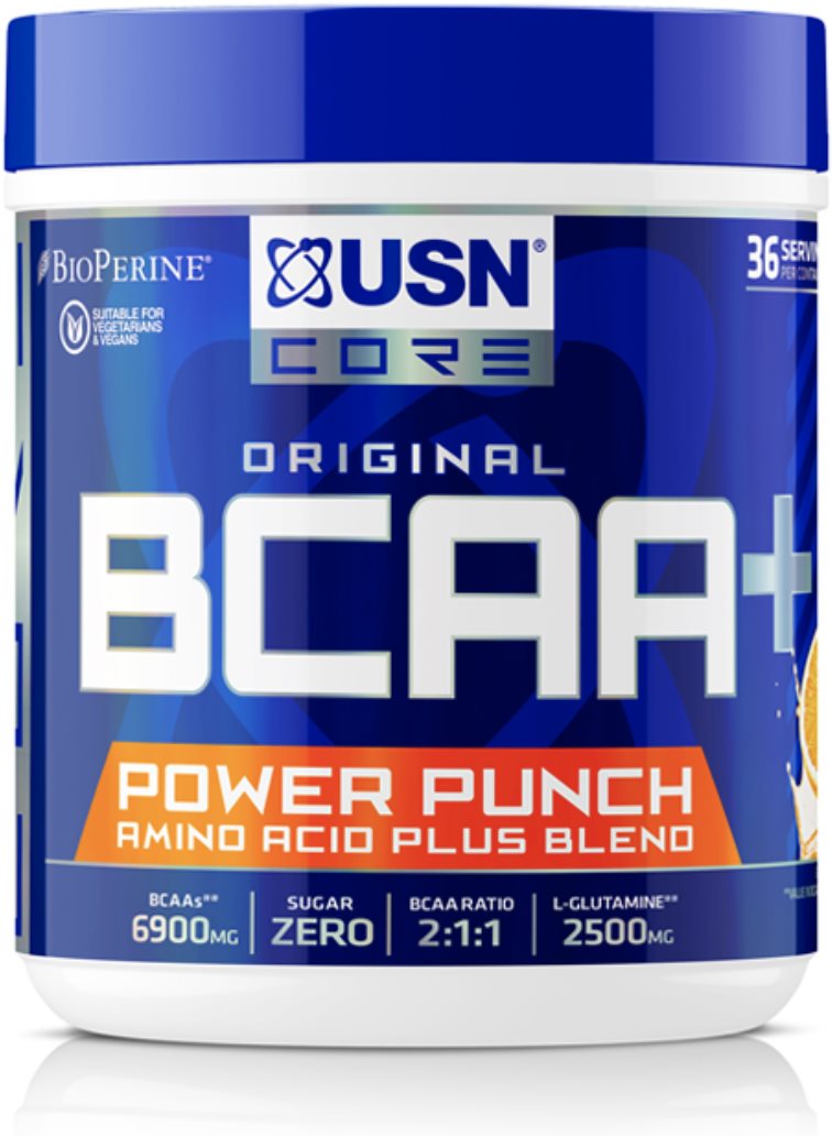 USN BCAA Power Punch, 400g, mandarinka