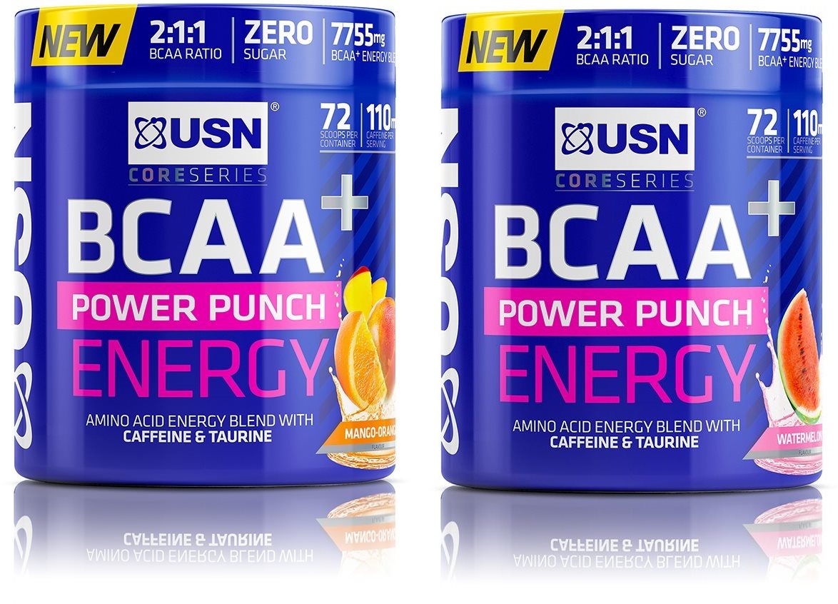 USN BCAA+ Power Punch Energy, 400g, vodní meloun