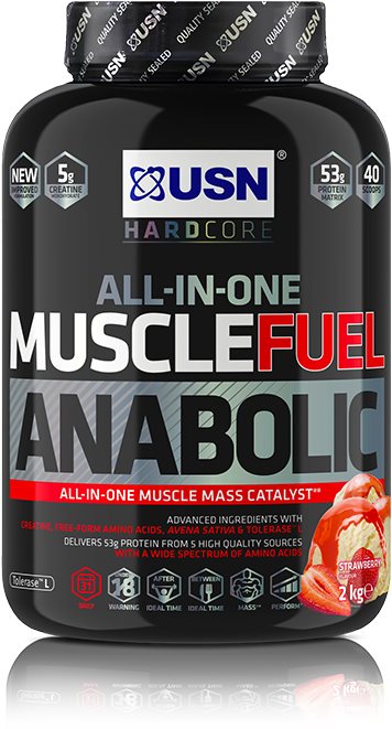 USN Muscle Fuel Anabolic, 2000g, jahoda