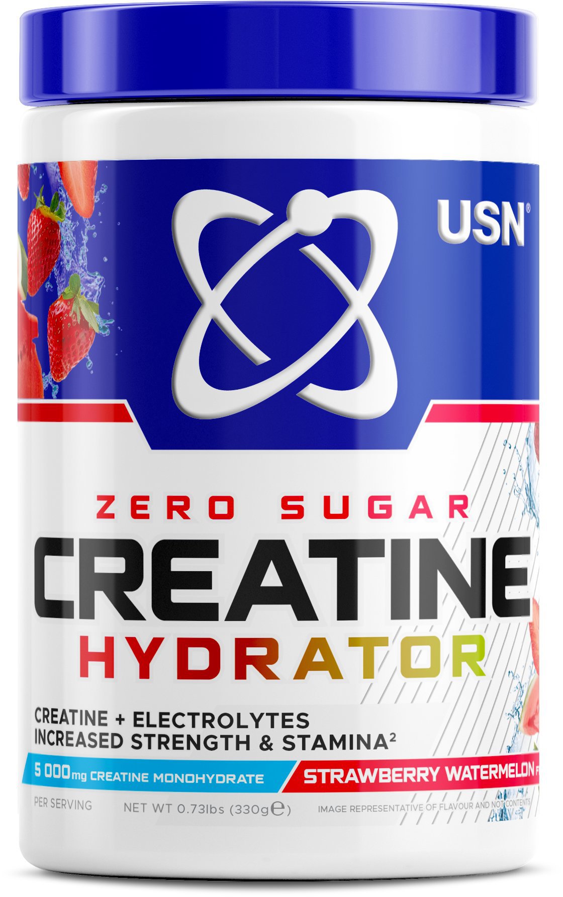 USN Creatine Hydrator, 330 g, jahoda