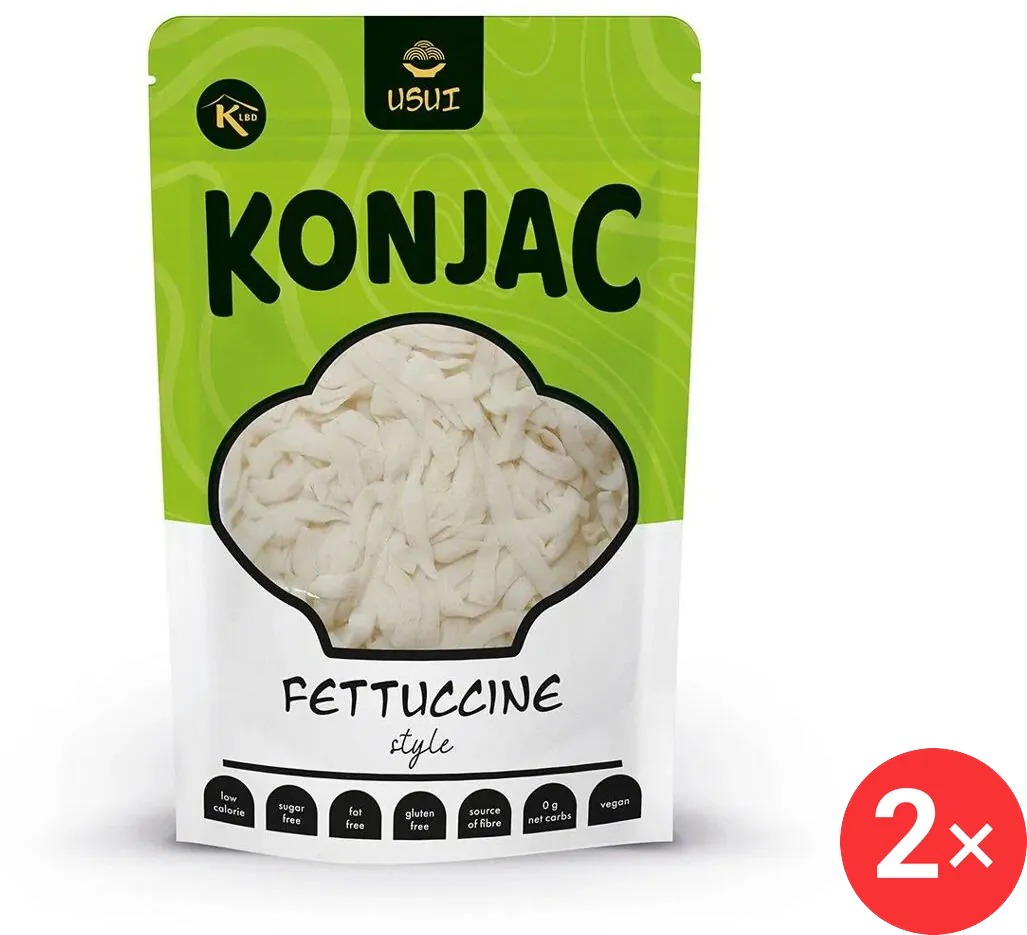 USUI Konjacové fetuccine v nálevu 2 x 270g