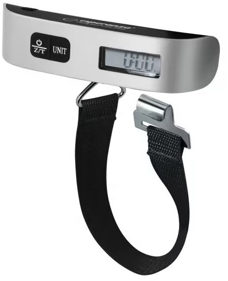 ISO Digitální závěsná váha na zavazadla do 50 kg (100 g)