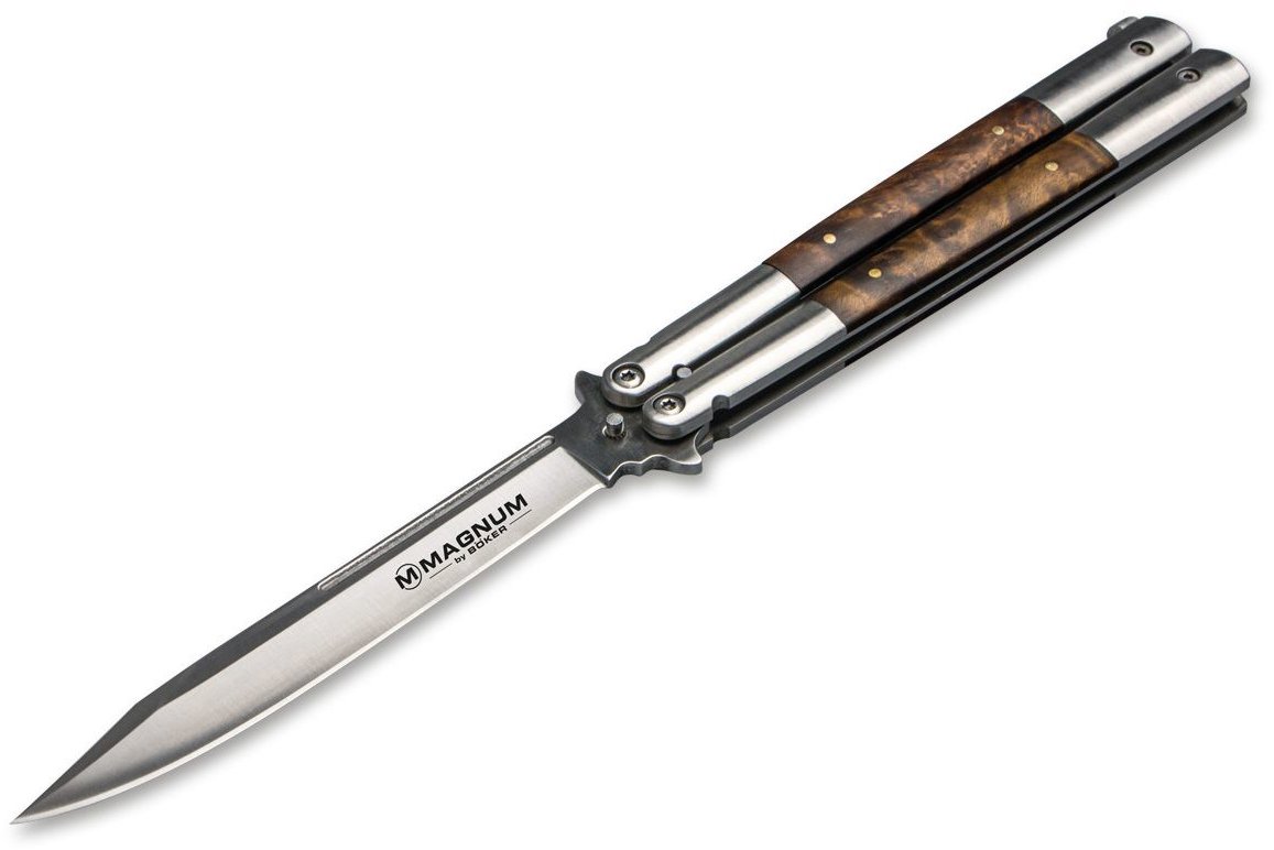 Böker Kapesní nůž Balisong Wood Large