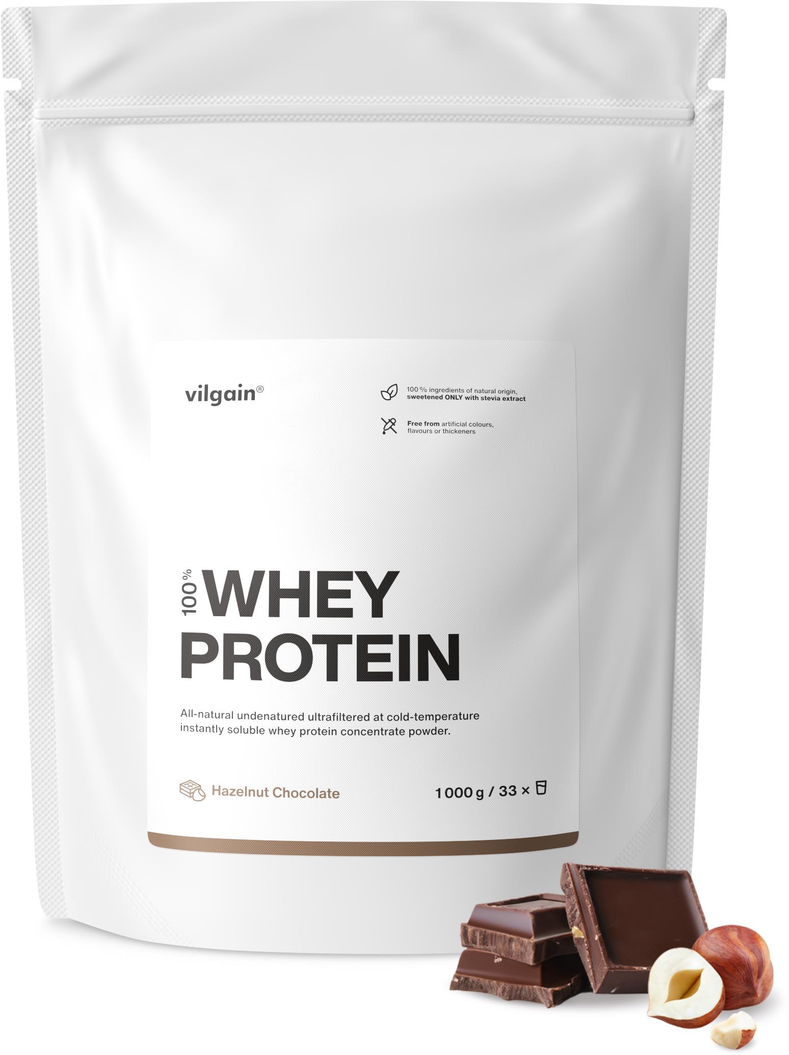 Vilgain Whey Protein 1000 g Chocolate with hazelnuts