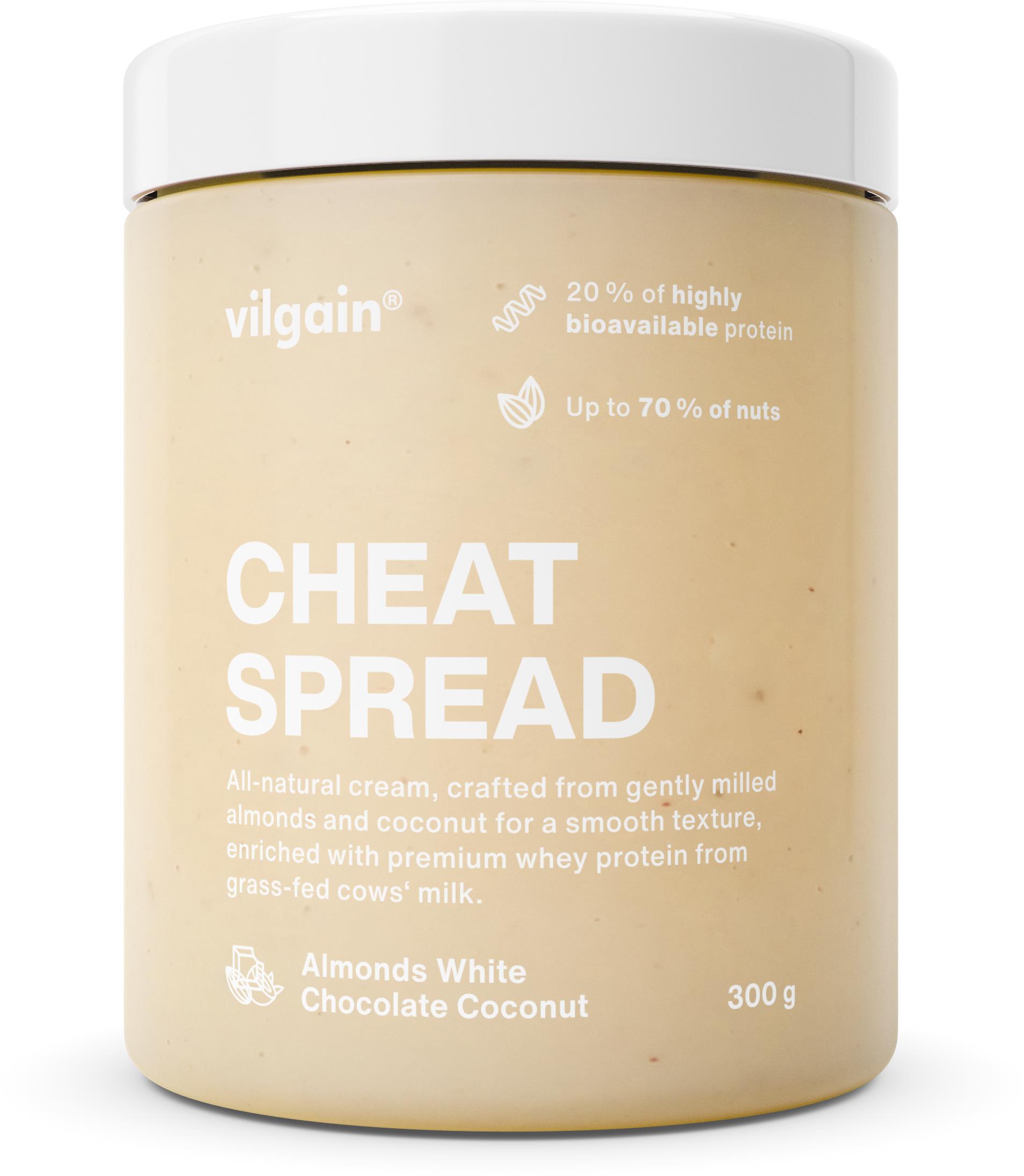 Vilgain Cheat Spread 300 g Almonds white chocolate coconut