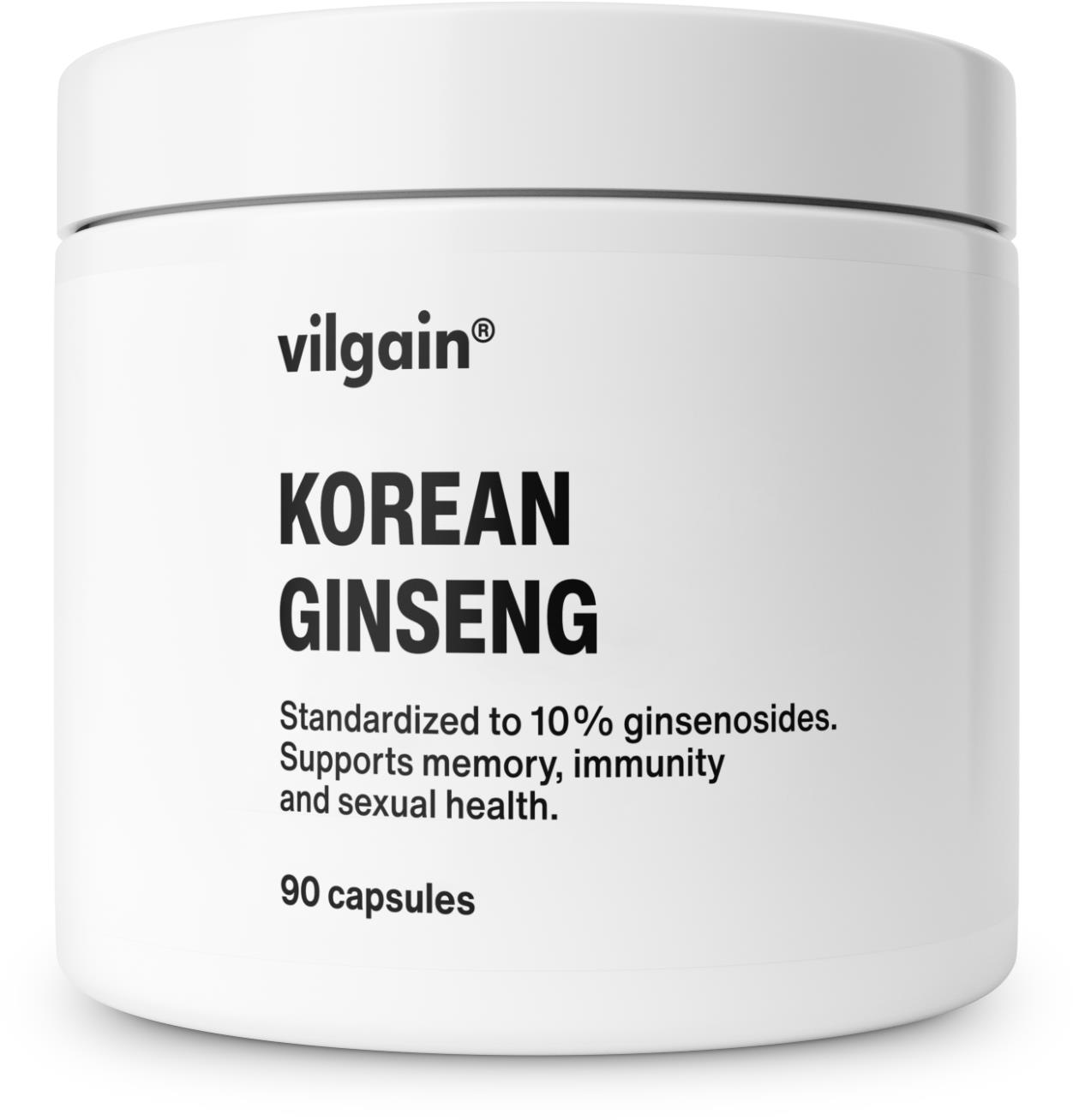 Vilgain Korean Ginseng 90 kapslí