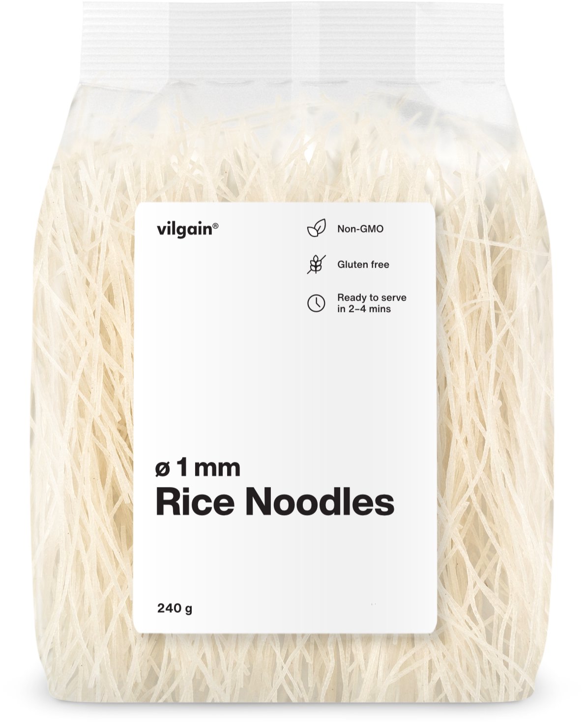 Vilgain Rýžové nudle průměr 1 mm 240 g