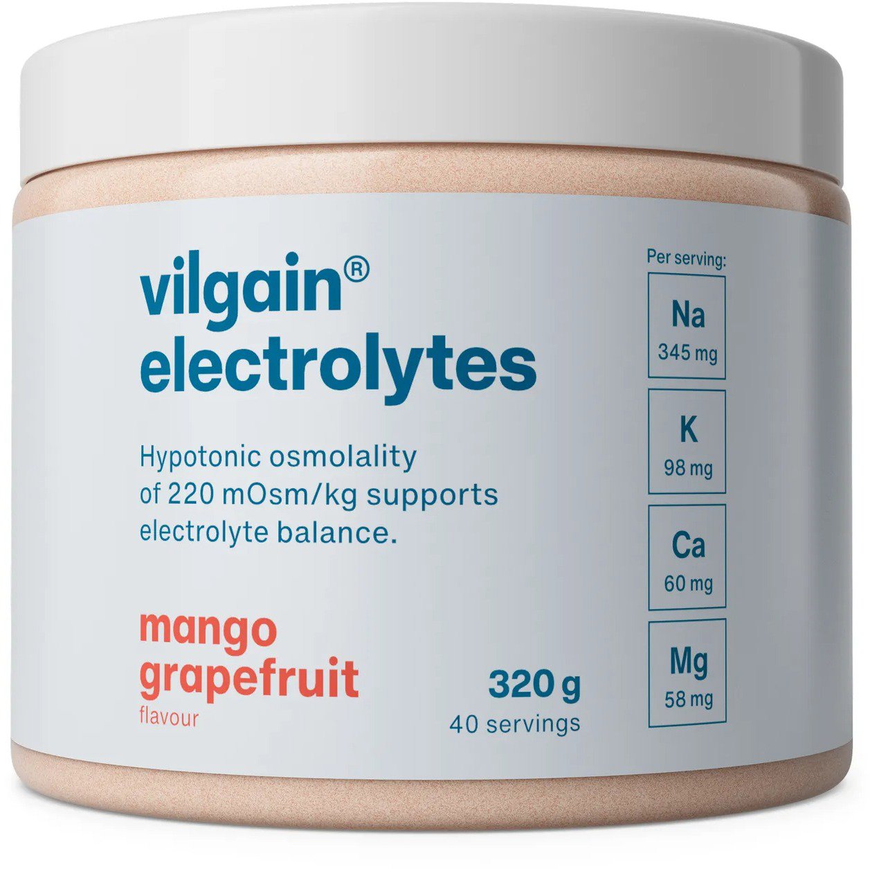 Vilgain Elektrolyty Mango a grep 320 g