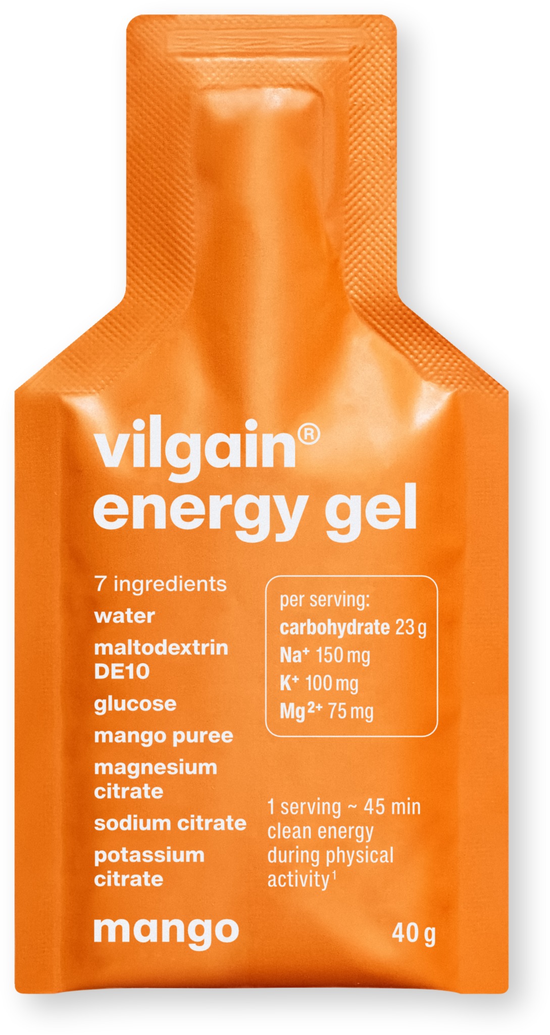 Vilgain Energy gel mango 40 g