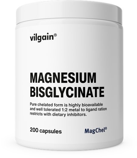 Vilgain Hořčík bisglycinát 200 kapslí