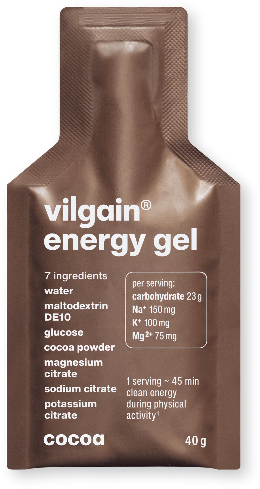 Vilgain Energy gel kakao 40 g