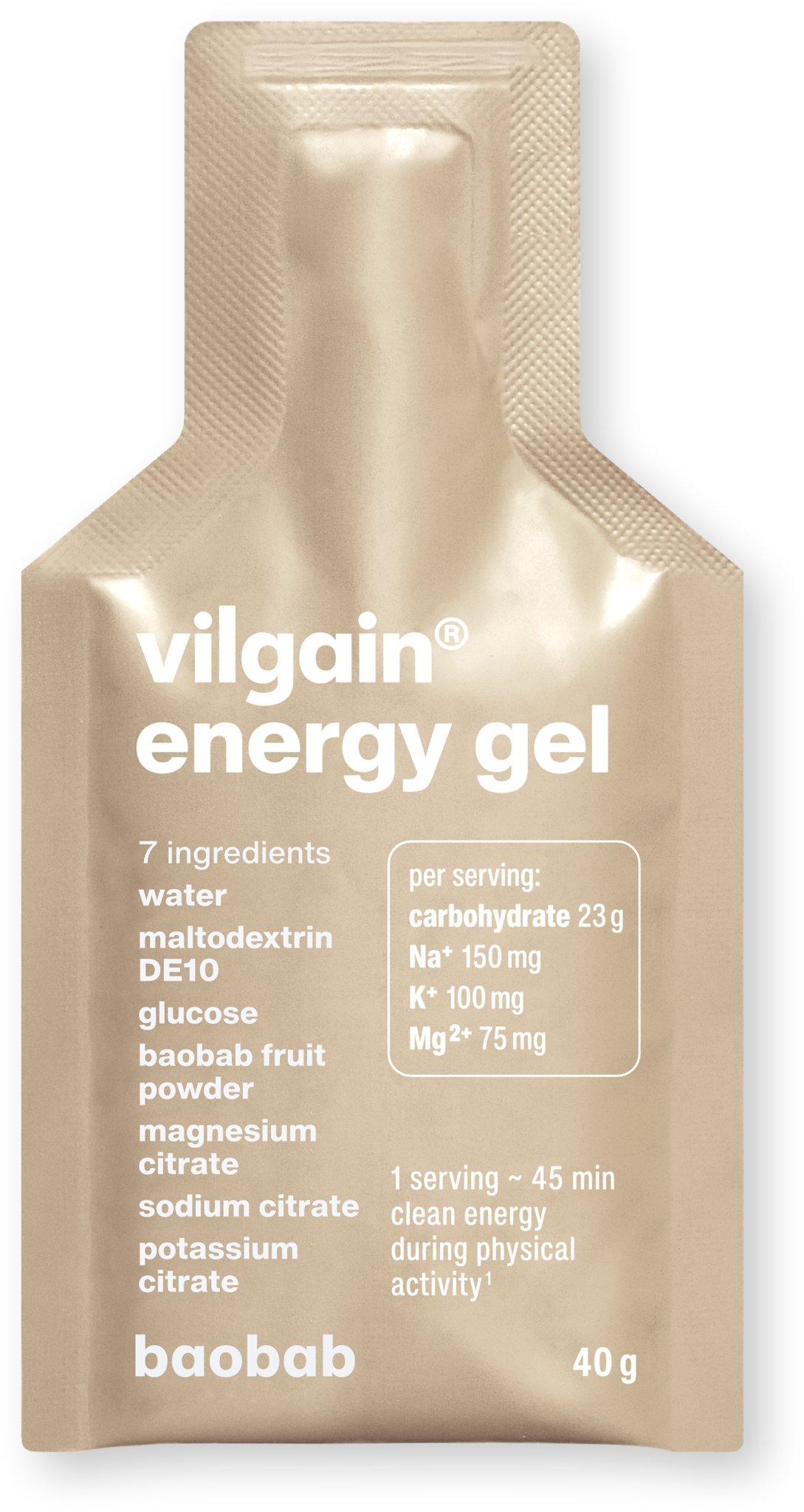 Vilgain Energy gel baobab 40 g