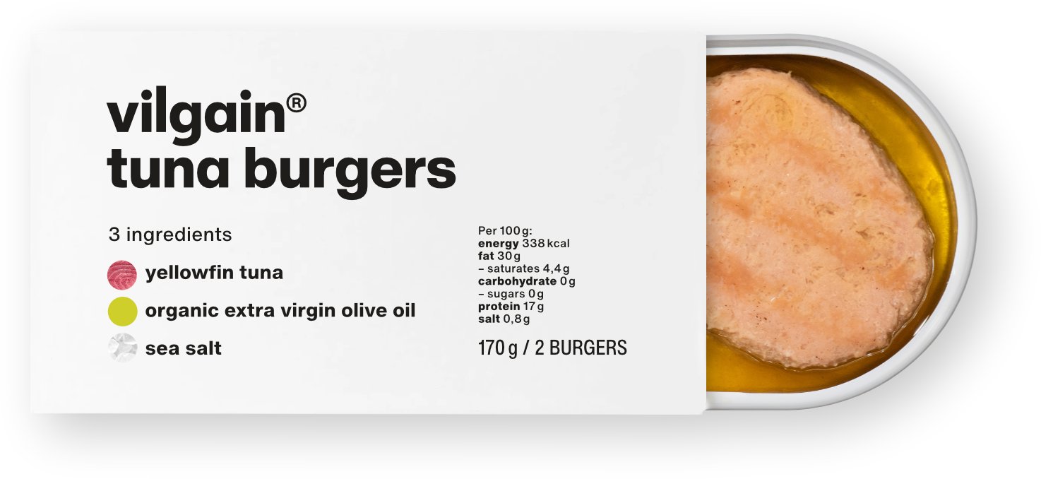 Vilgain Tuňákové burgery 170 g