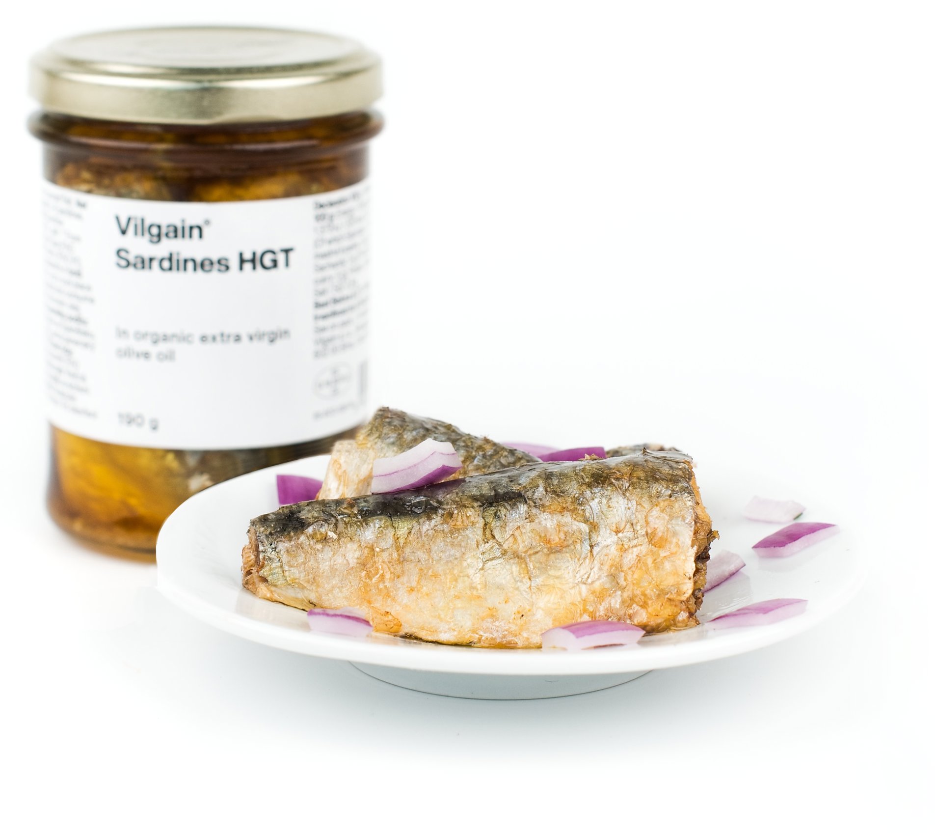 Vilgain Sardinky v bio extra panenském olivovém oleji 190 g