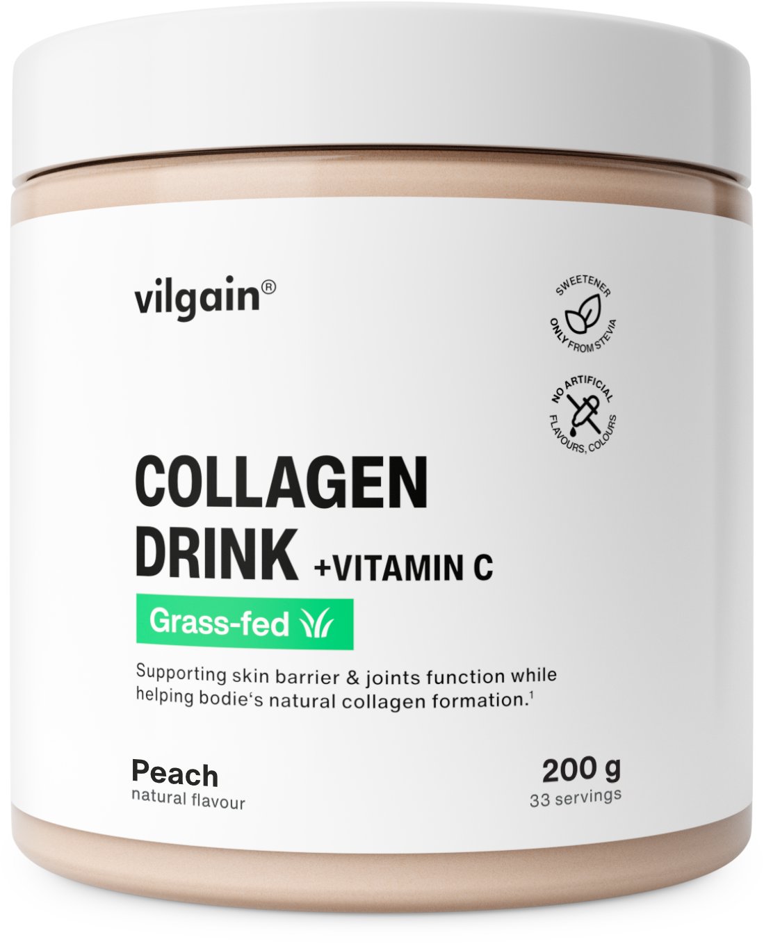 Vilgain Collagen Drink + Vitamin C broskev 200 g