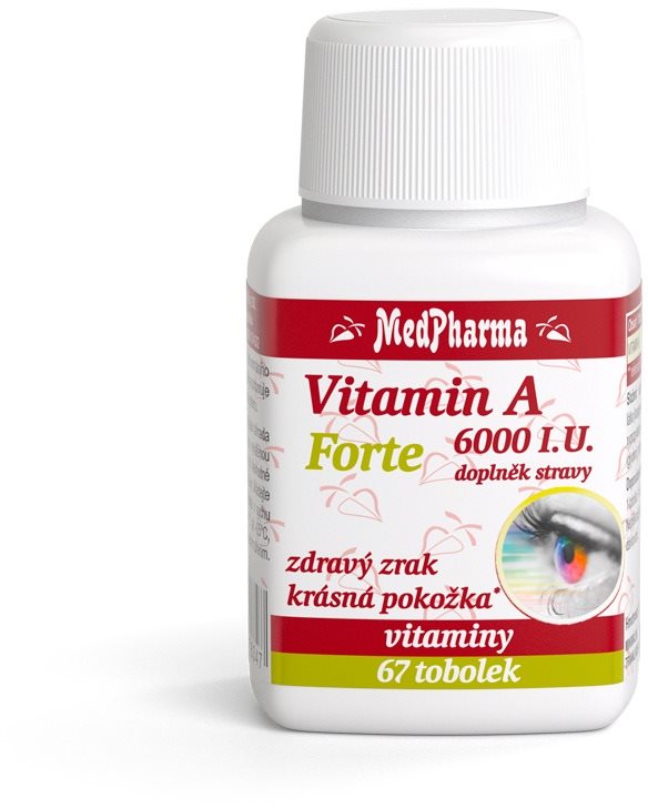 MedPharma Vitamin A 6000 I.U. Forte - 67 tob.