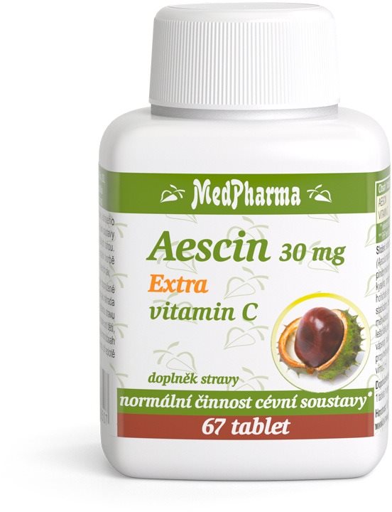 MedPharma Aescin 30 mg Extra vitamin C, 67 tablet