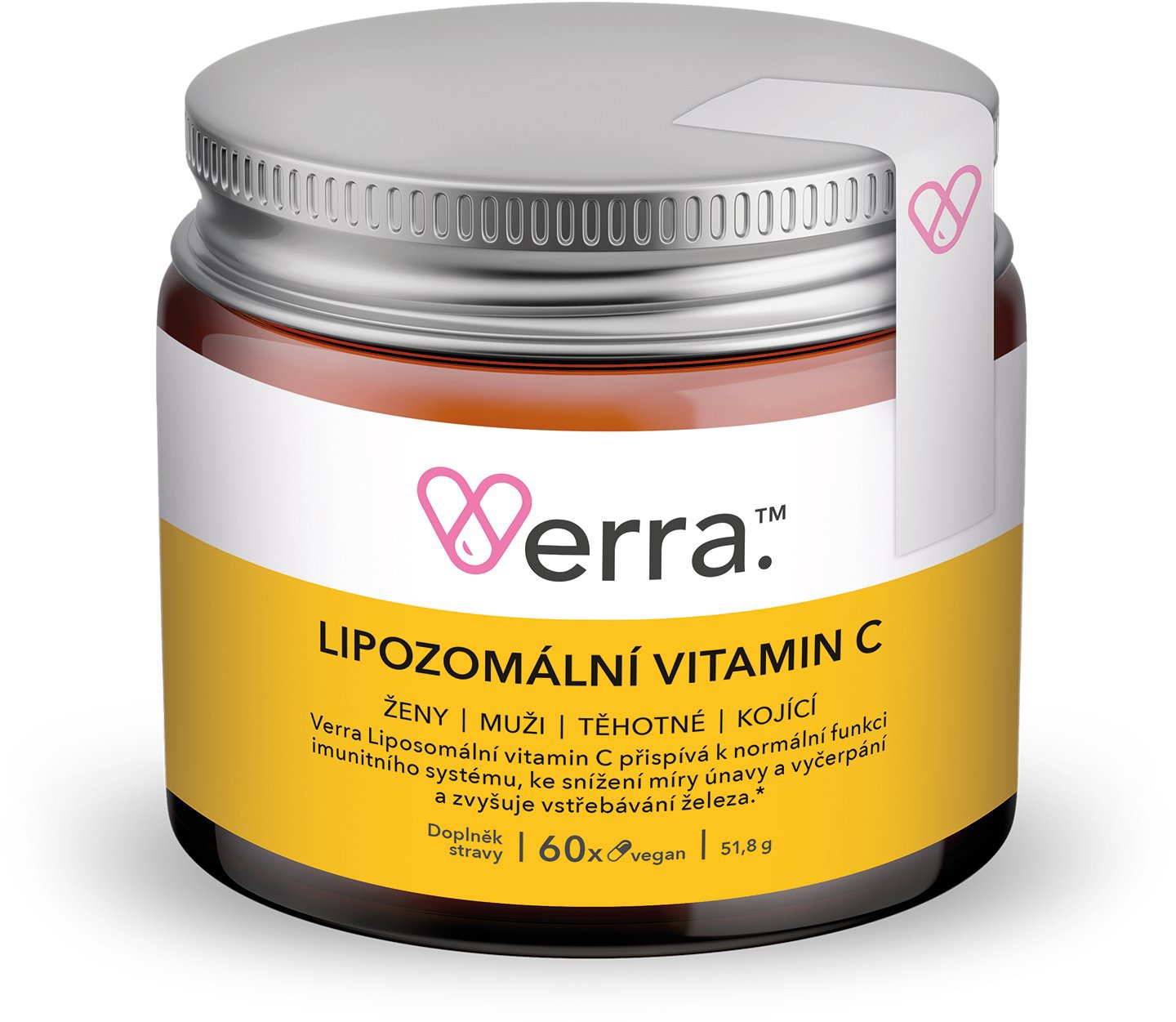 VERRA Liposomální Vitamin C 60 kapslí