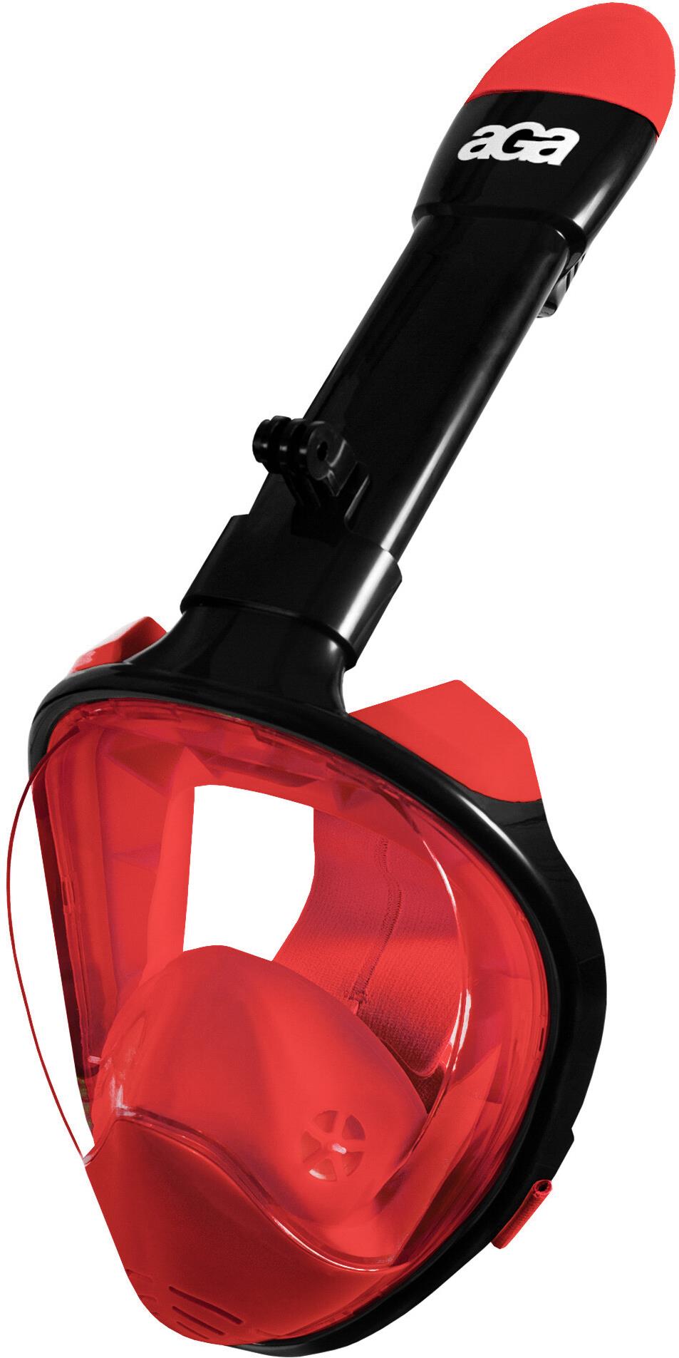 Aga Celoobličejová šnorchlovací maska S/M DS1121 černá/červená