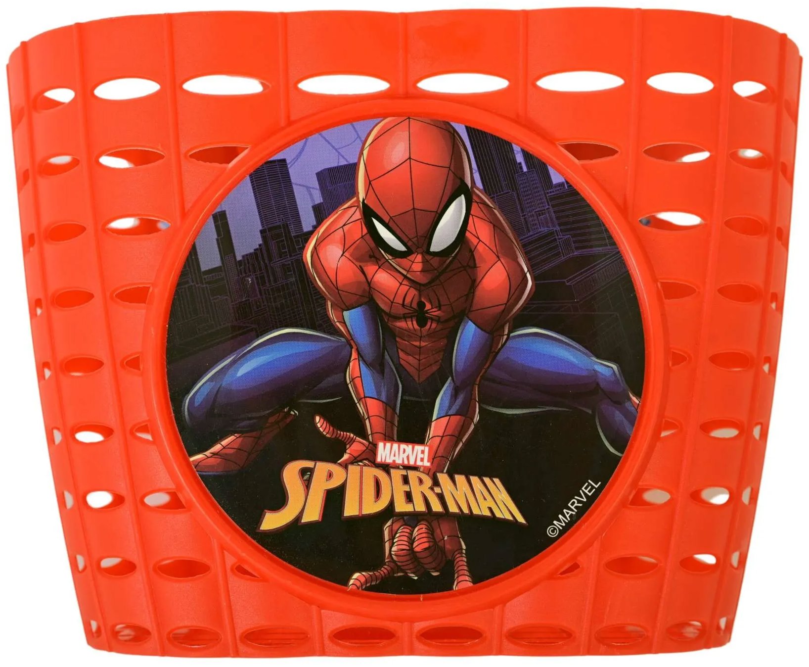 Volare Košík na kolo Spiderman, červený
