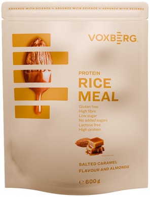 VOXBERG Protein Rice Meal Slaný karamel mandle 600 g
