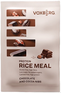 VOXBERG Protein Rice Meal Čokoláda kakaové nibsy 60 g